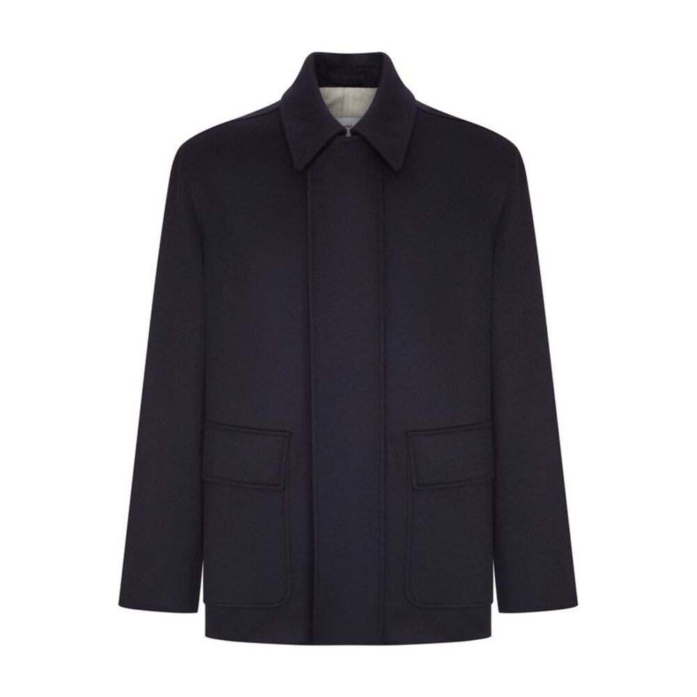 Lardini Men Loro Piana Water-Repellent Beaver Wool Blouson